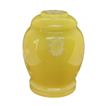 Hũ đựng tro cốt Ngọc Lưu Ly Vàng Khắc Bát Nhã Tâm Kinh HP-07