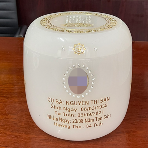 KHẮC THÔNG TIN LÊN HŨ TRO CỐT