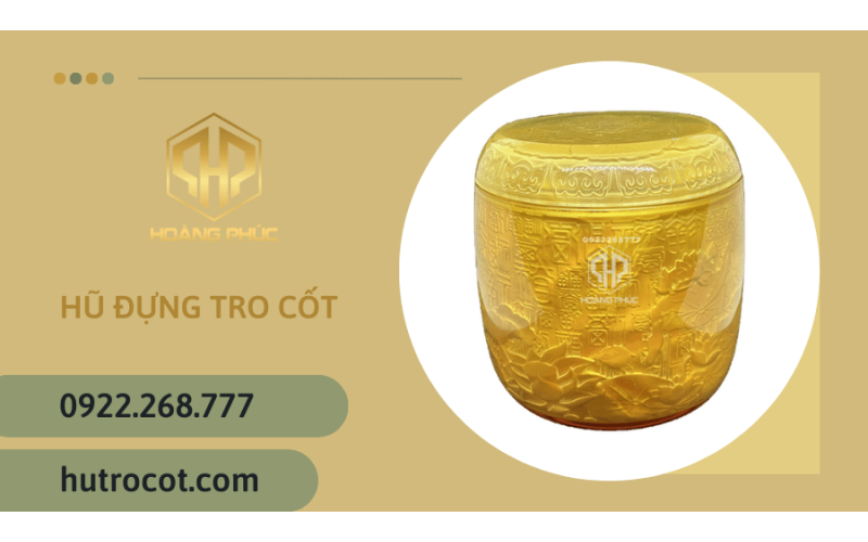 Hủ đựng tro cốt - Thể hiện giá trị tưởng niệm vĩnh cửu cho người thân