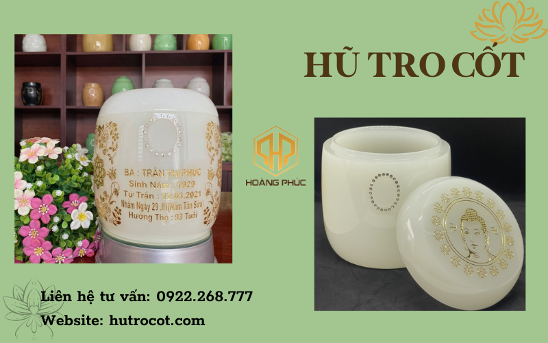 Dịch vụ cung cấp hũ đựng tro cốt đẹp, đa dạng mẫu mã, chất lượng tại TPHCM