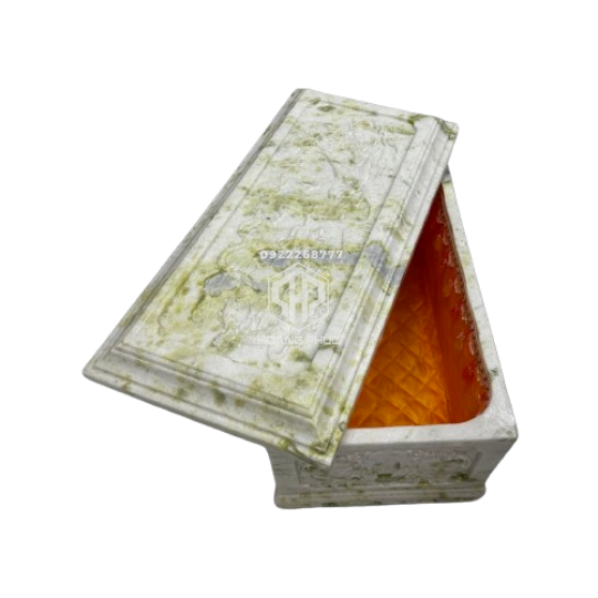 Quách Đá xanh hoa điêu khắc rồng phượng 3D