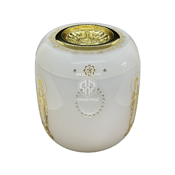Hũ đựng tro cốt nắp phật 3D